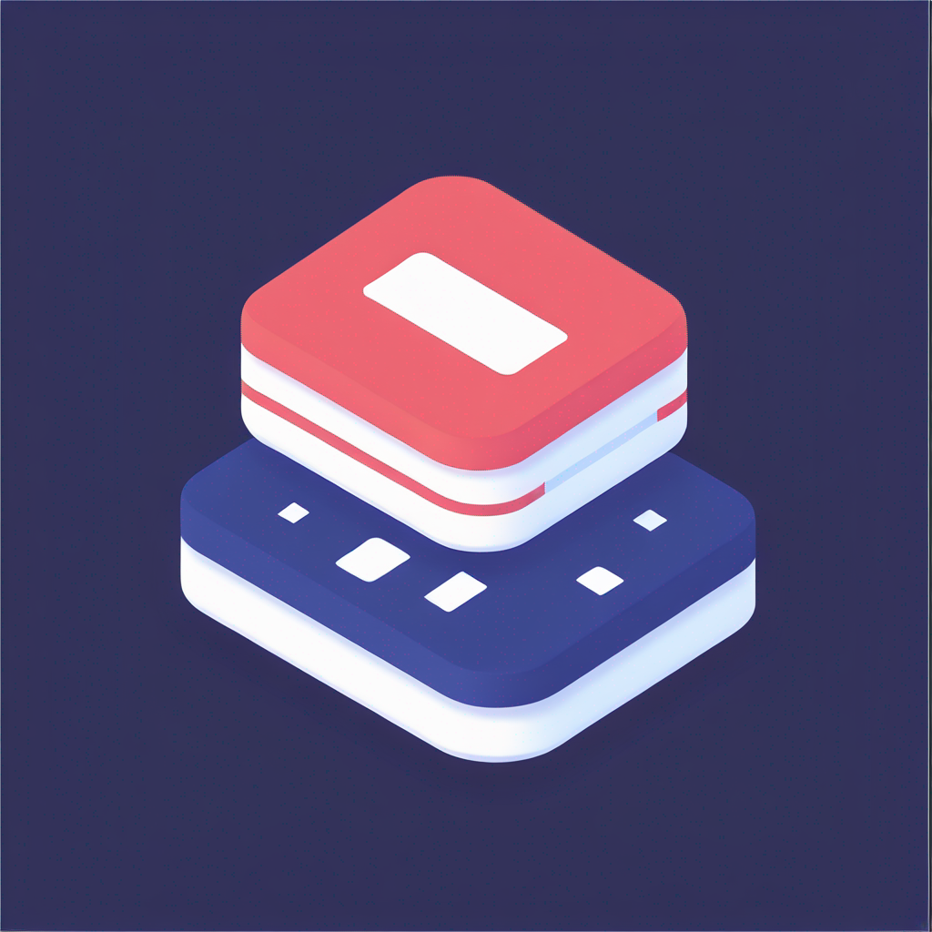 Isometric "flashcards" Icon Design