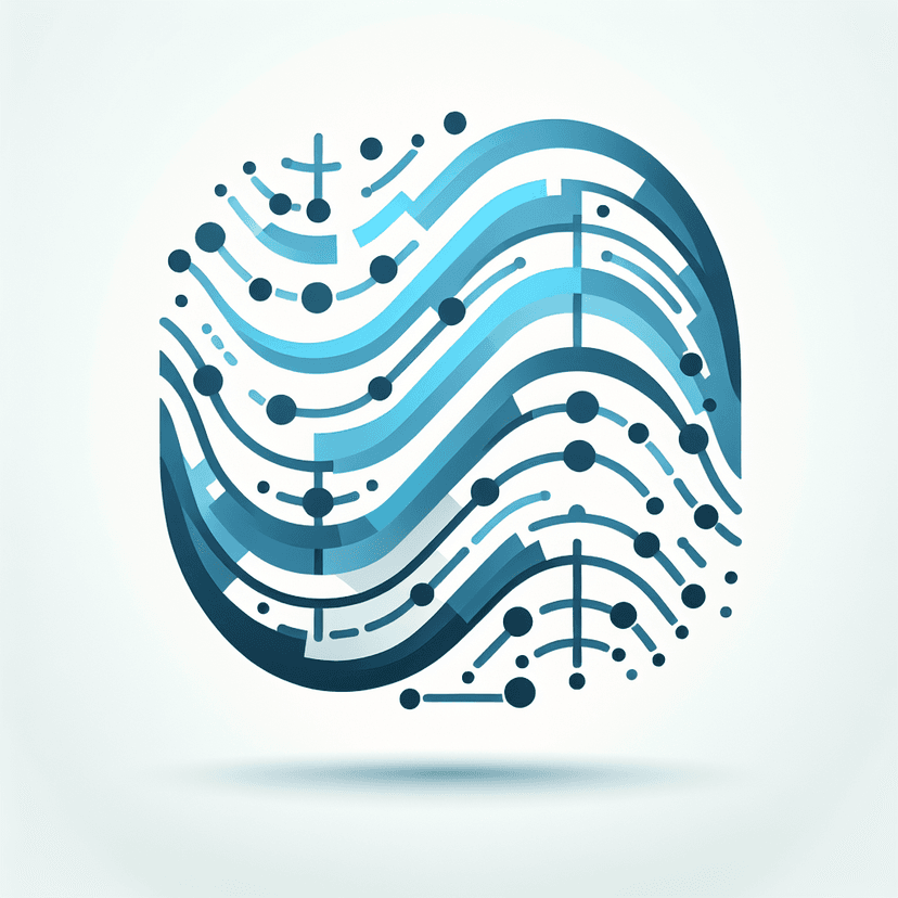 A Minimalist Wave With Binary Code Elements