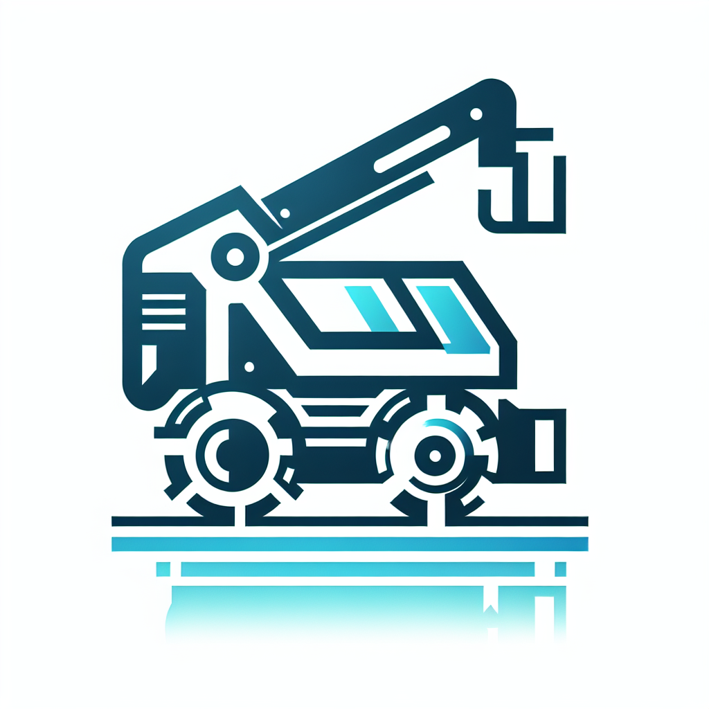 Modern "telescopic telehandler" Icon Design