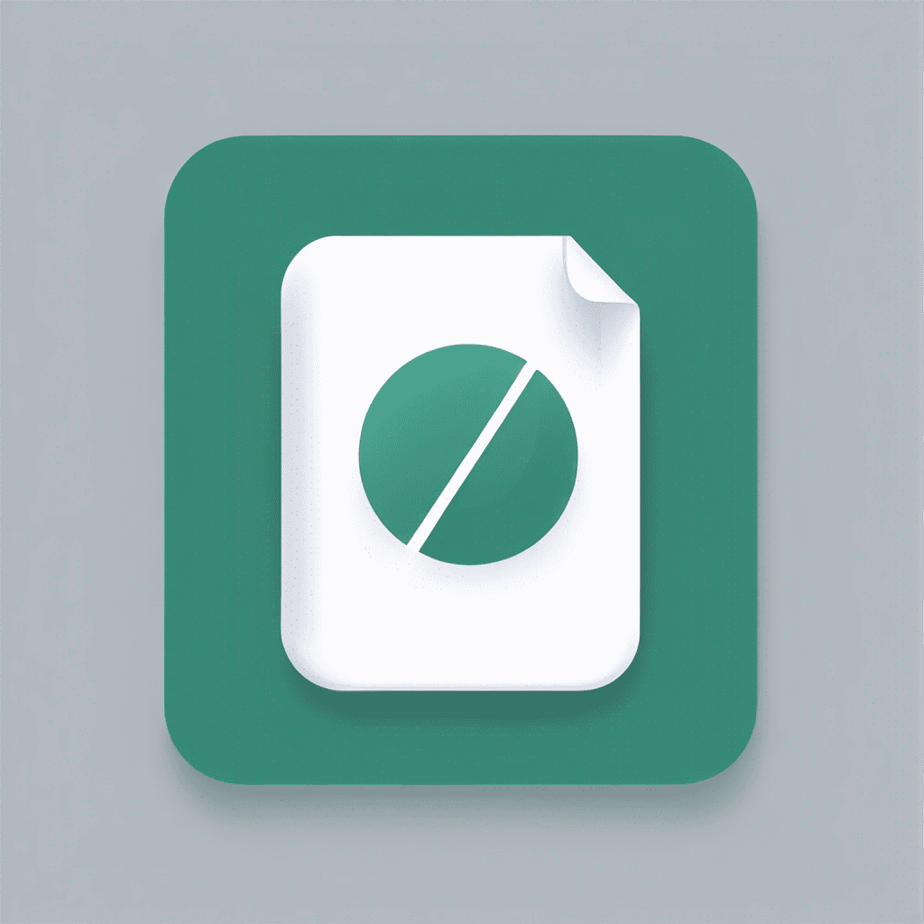 Minimalistic "flashcards" Icon Design