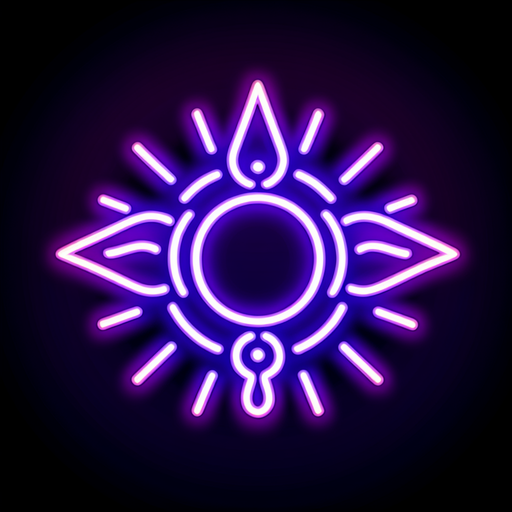 Neon "tattoo design" Icon Design