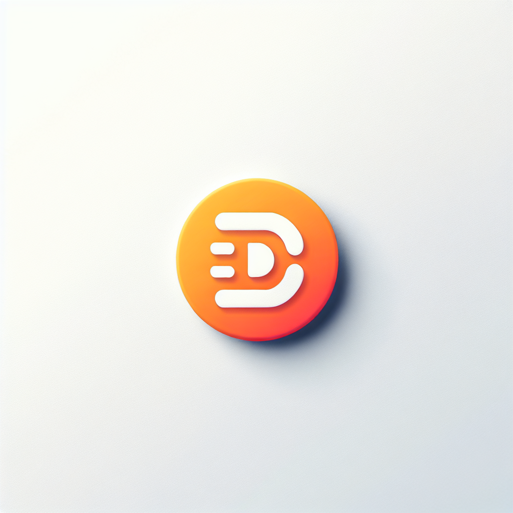 Minimalistic "E wallet app logo with the name of Dinaro" Icon Design