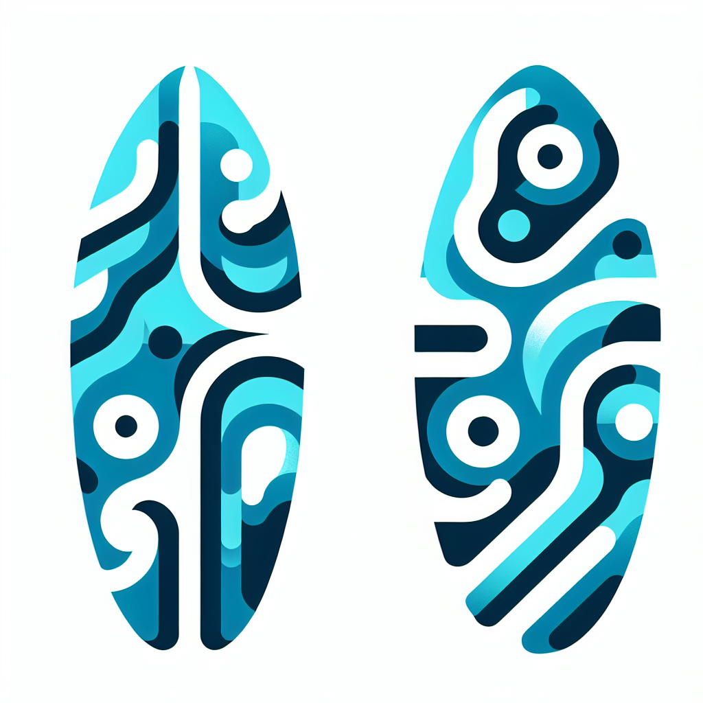 Abstract "surfboard" Icon Design