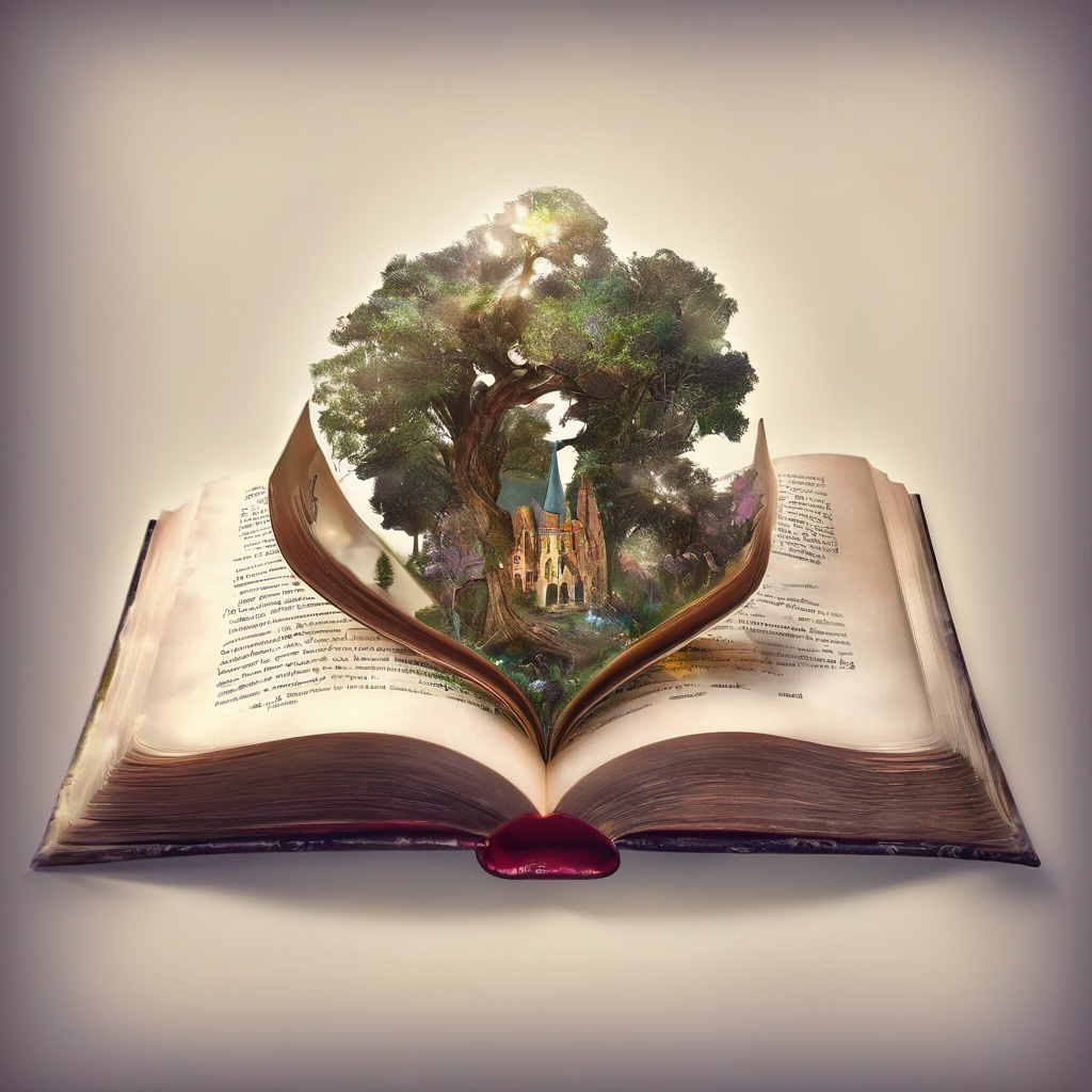 Hand Drawn "enchanted pages" Icon Design
