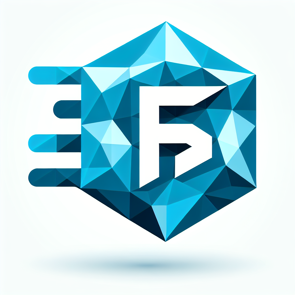 Polygonal "FS" Icon Design