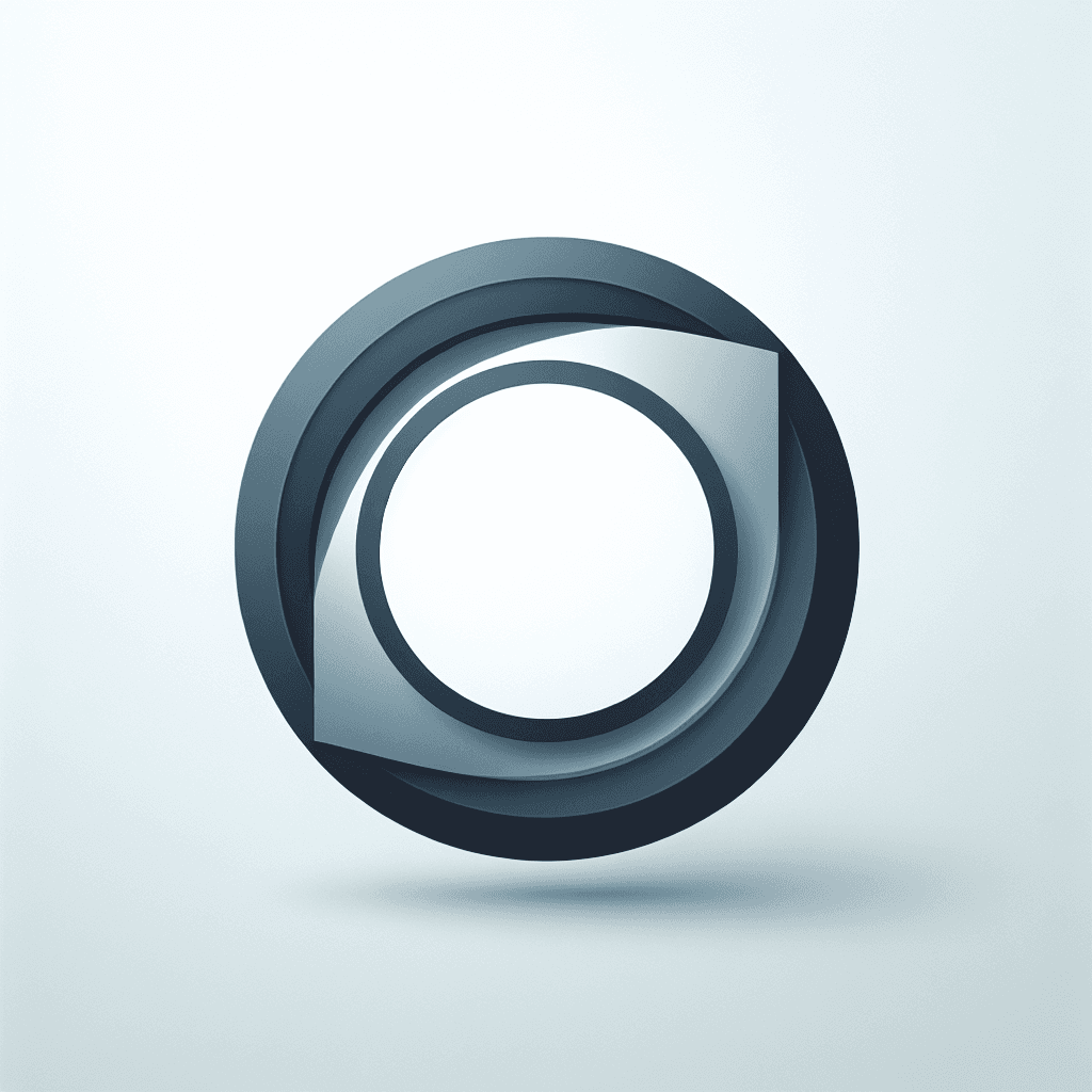 Modern "turning circle object" Icon Design