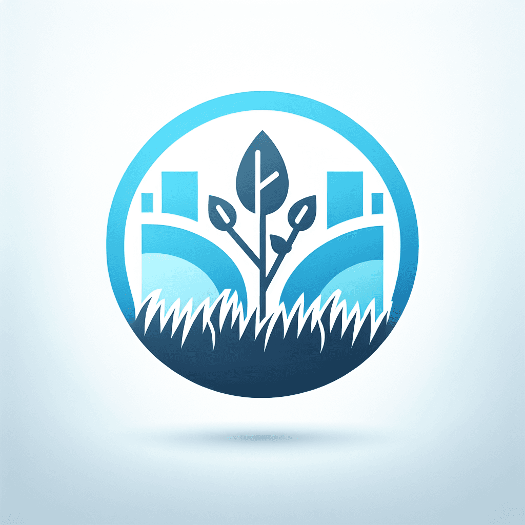 Modern "affordable rate price in lawn care" Icon Design