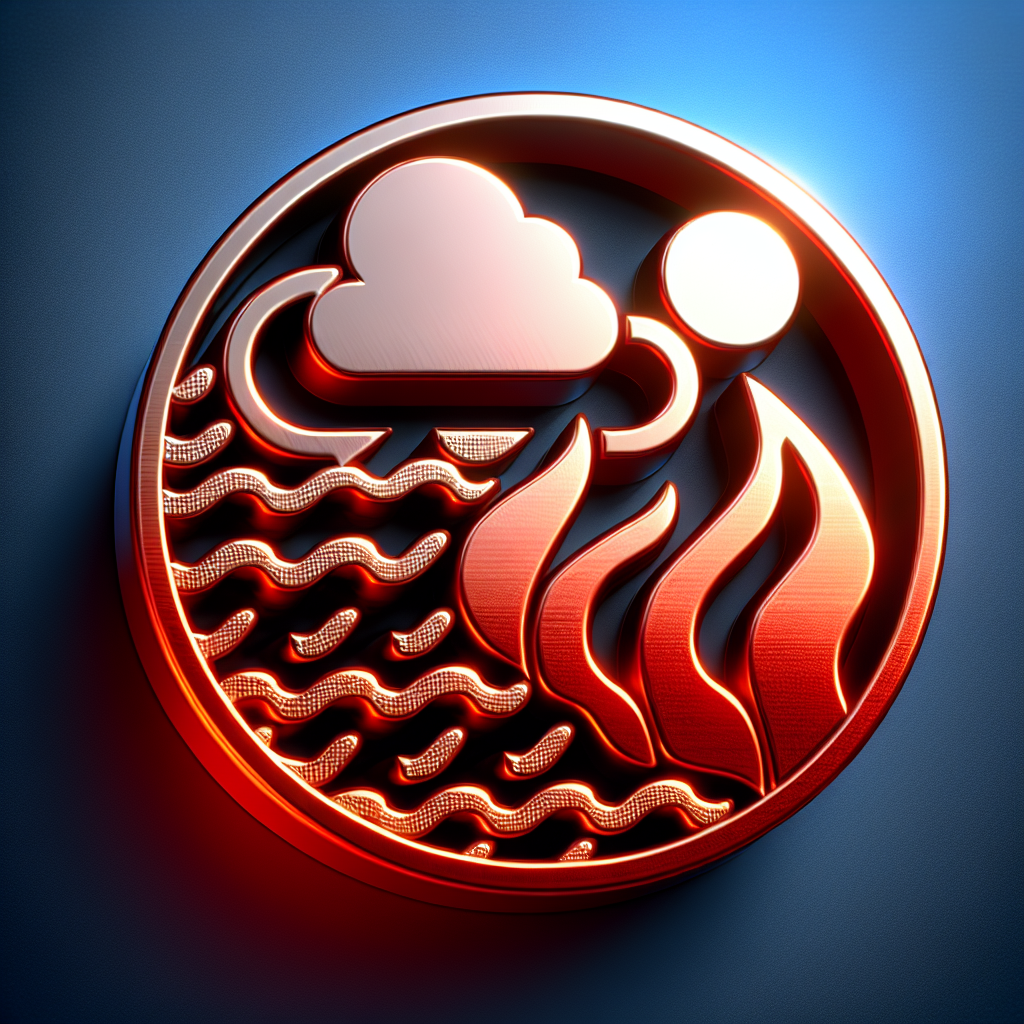 Metallic "special weather tennessee valley weather" Icon Design