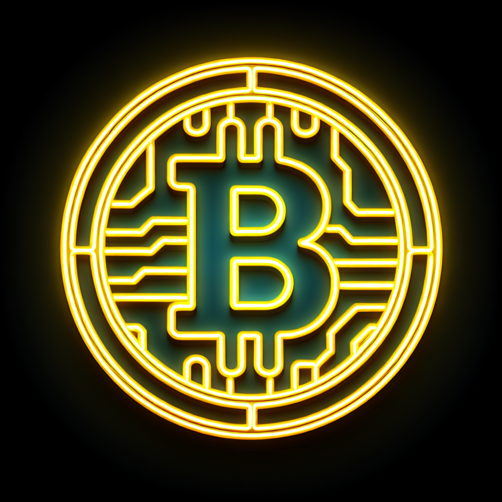 Neon "Crypto" Icon Design