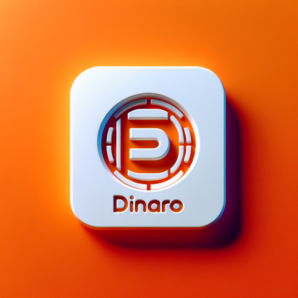 Modern "E wallet app logo with the name of Dinaro" Icon Design