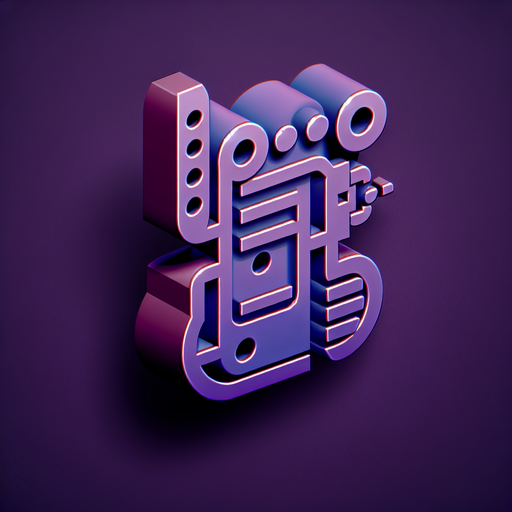 3D "tattoo machine with digital elements" Icon Design