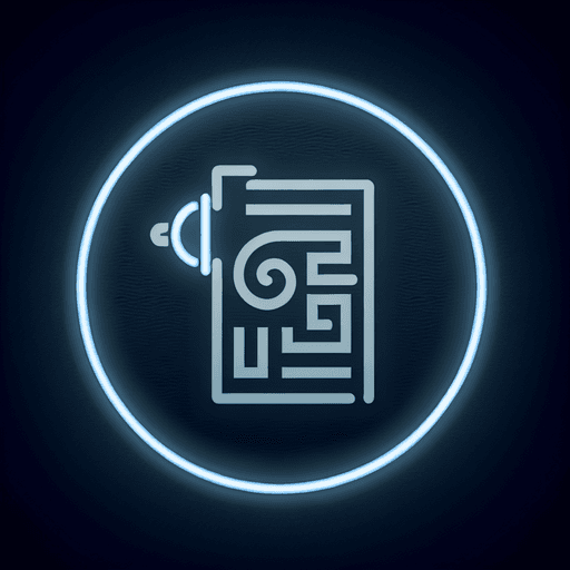 Neon "greek tattoo design" Icon Design