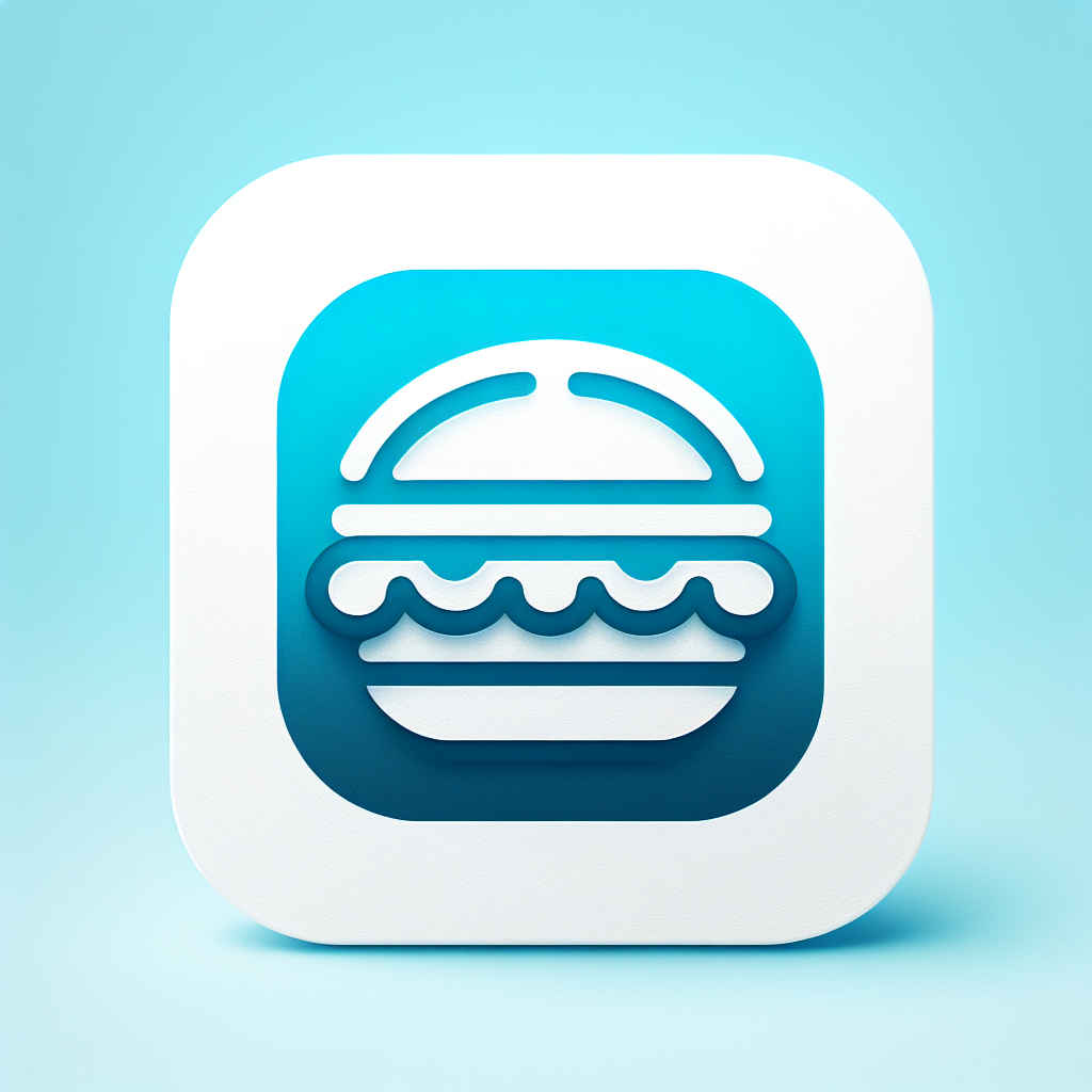 Modern "chicken sandwhich" Icon Design