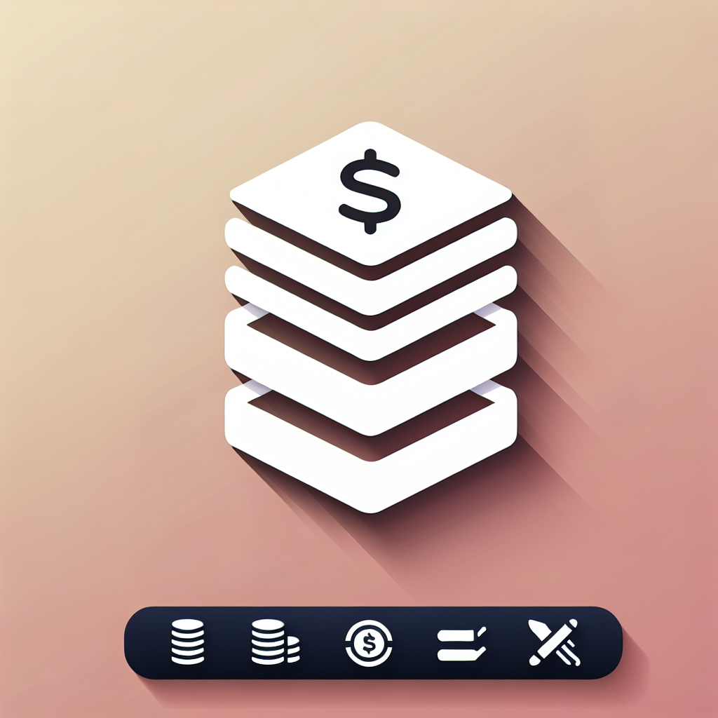 Modern "icon with an stack as a word" Icon Design