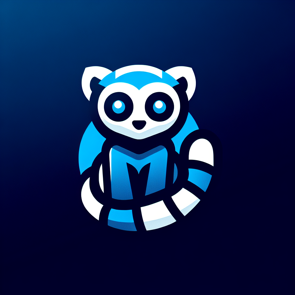 Minimalistic "lemur" Icon Design