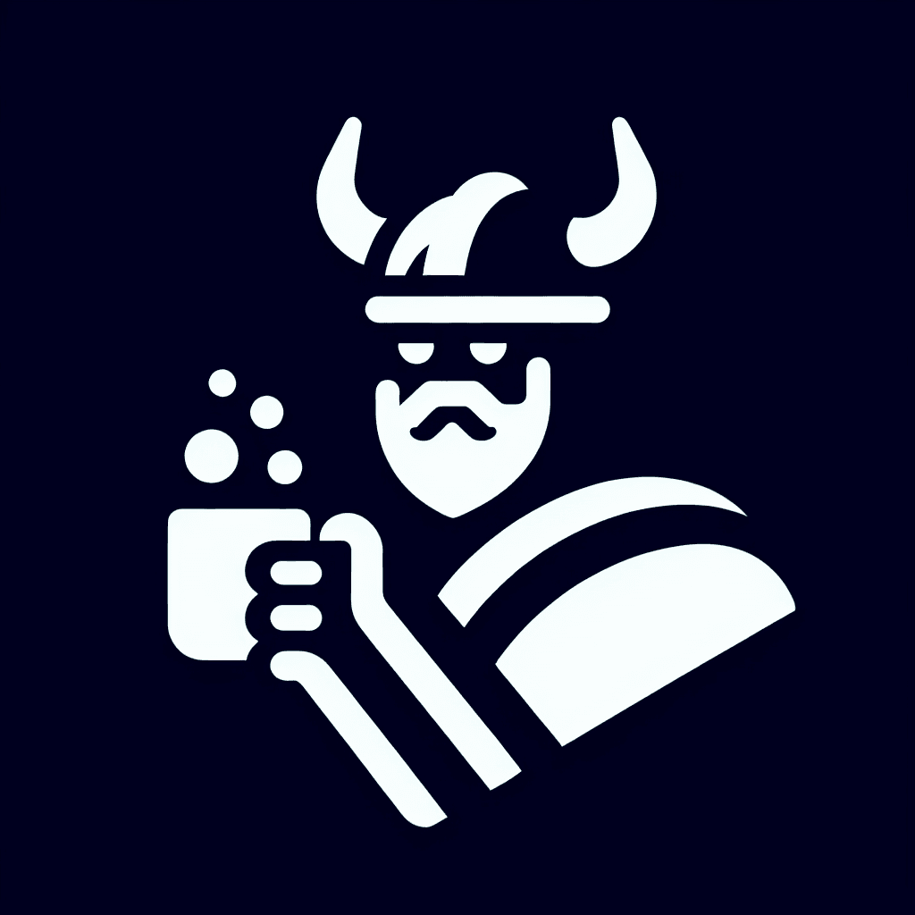 Clip Art "a viking with a cup in his hand" Icon Design