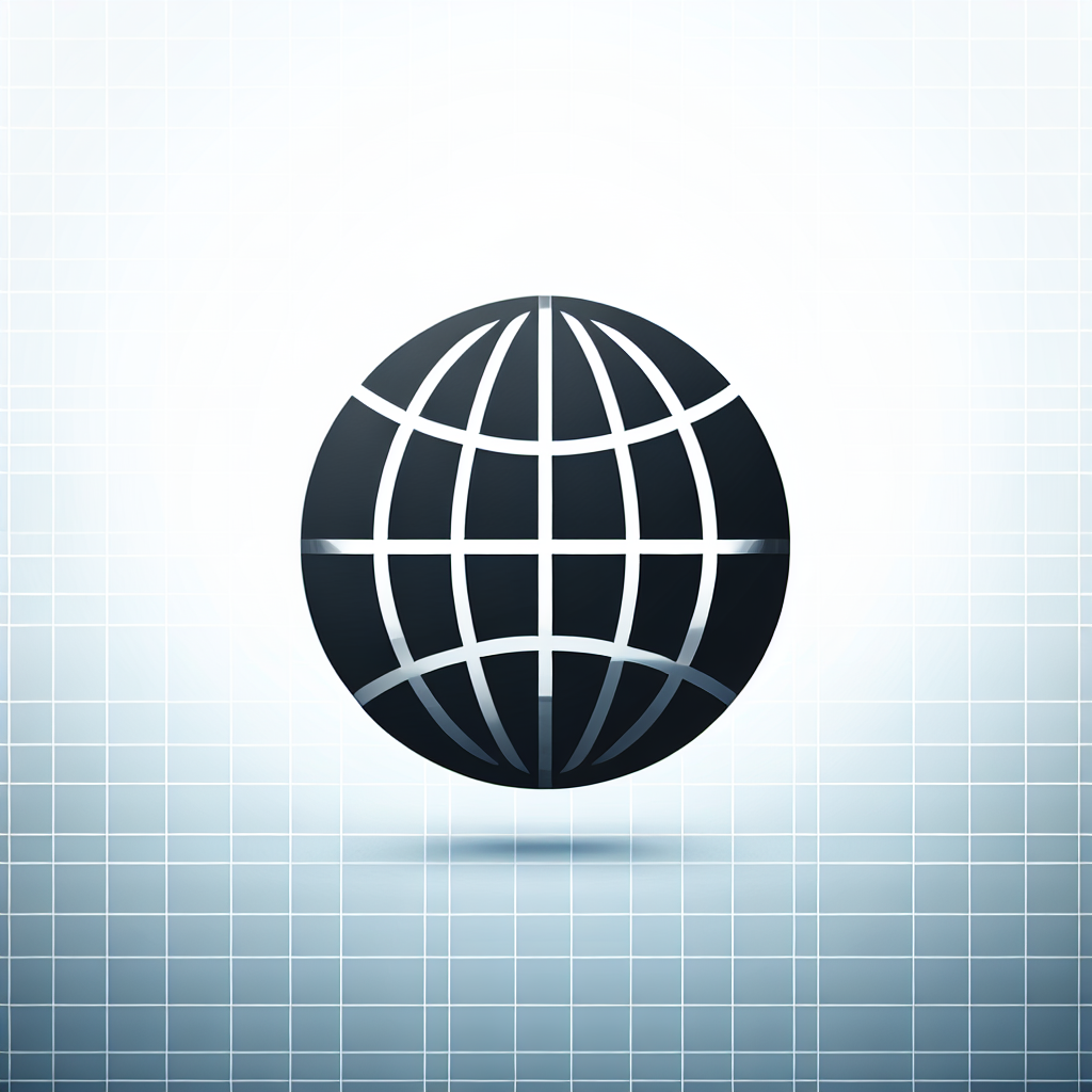 Modern "png black circles as a globe on transparent background" Icon Design