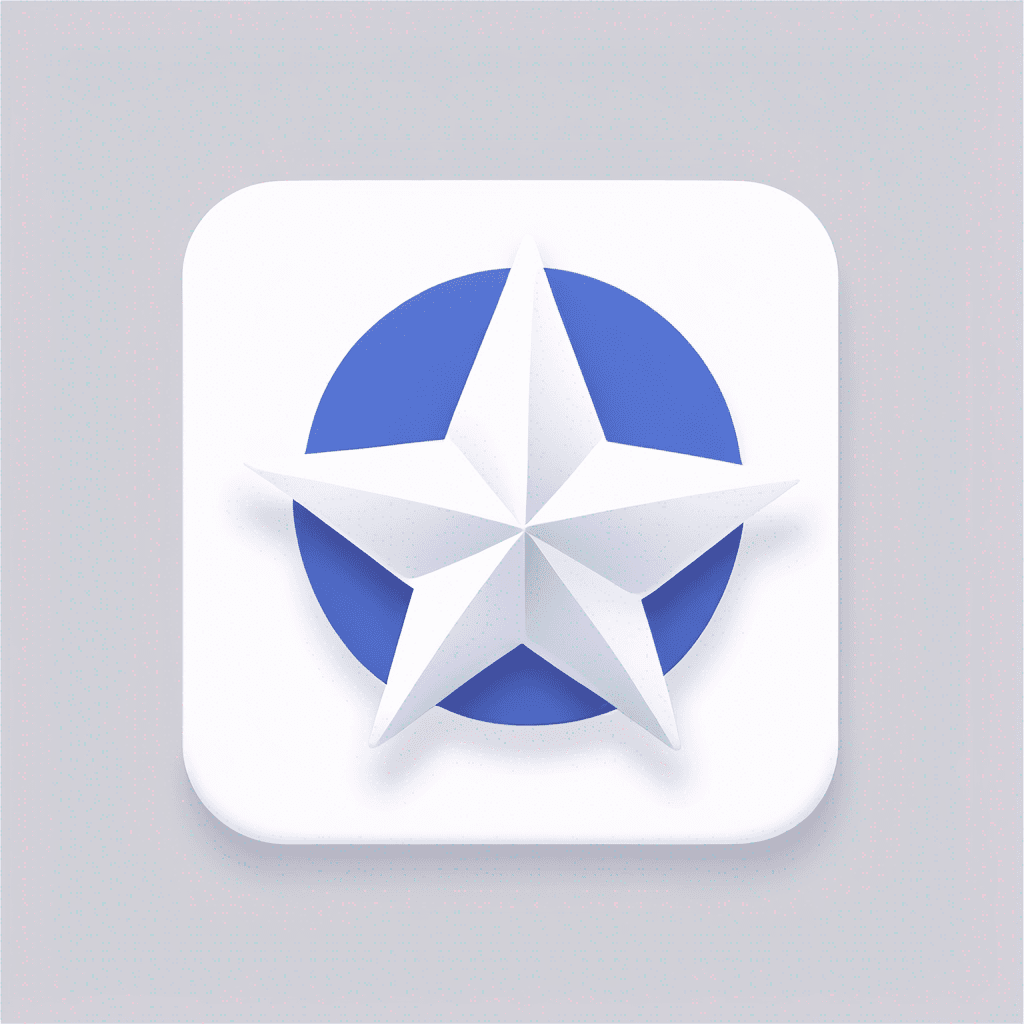 Modern "astar" Icon Design