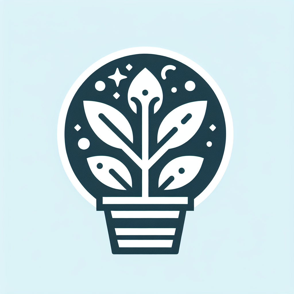 Modern "plant" Icon Design