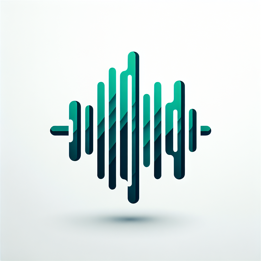 Modern "sound waves" Icon Design