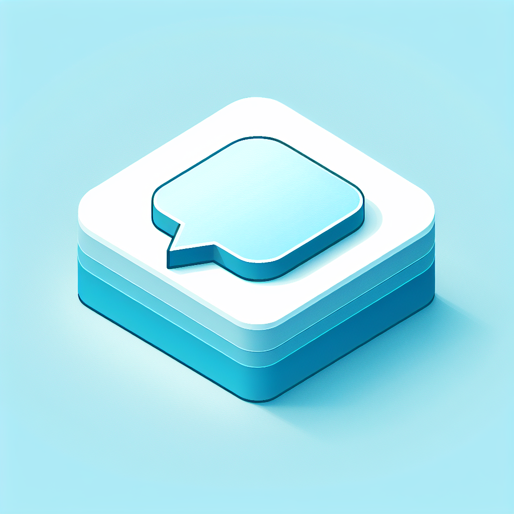 Isometric "chat app" Icon Design