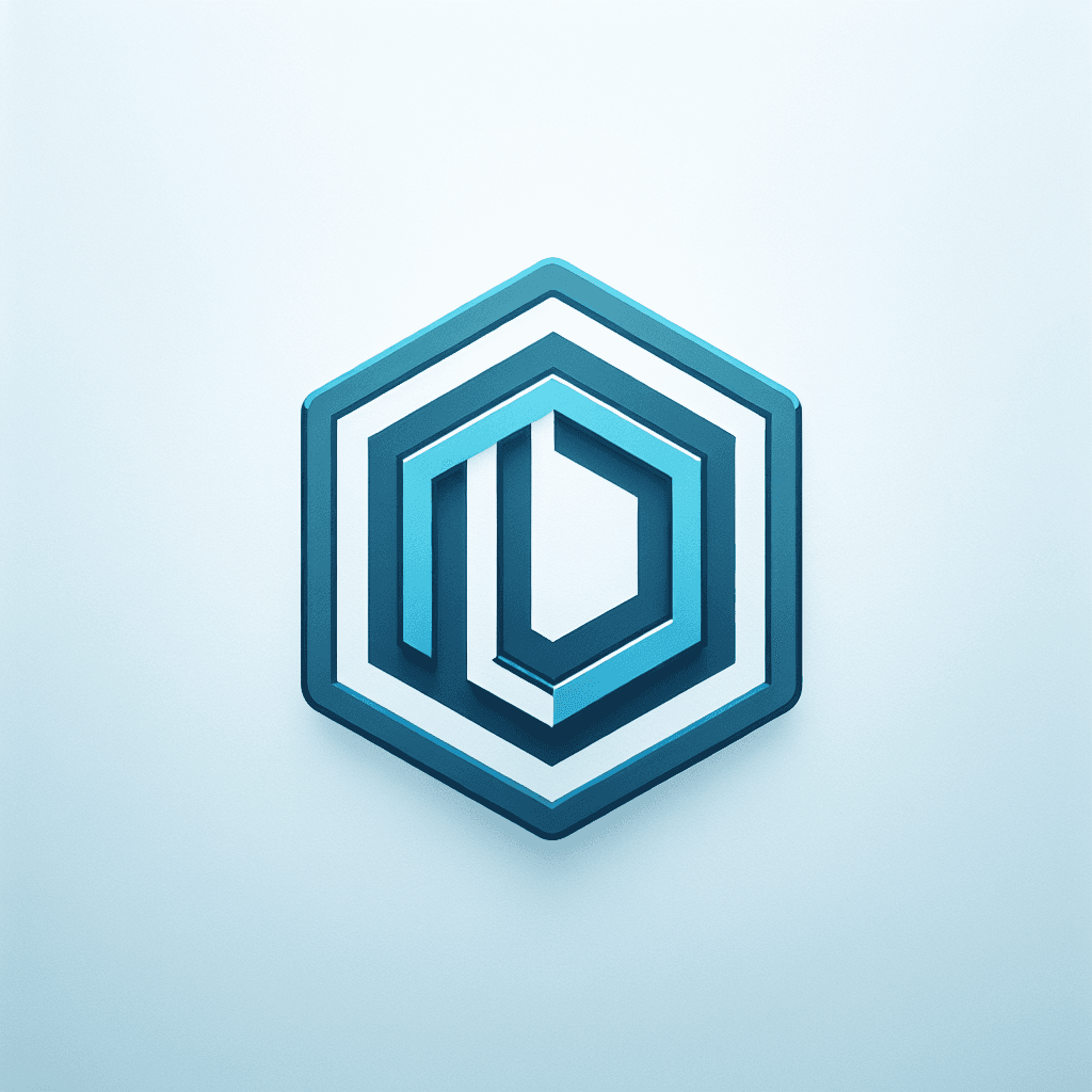 Modern "letter L (no color) (no outlines), octagon shape, plain colors" Icon Design