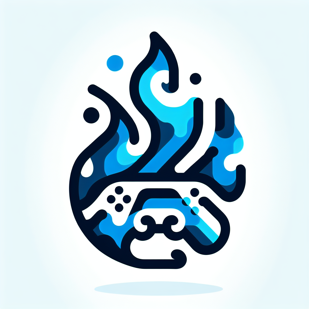 Abstract "Gamign flam" Icon Design