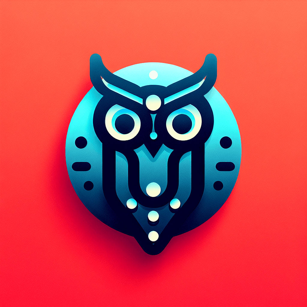 Modern "owl for thermal subsystem in satellite team" Icon Design