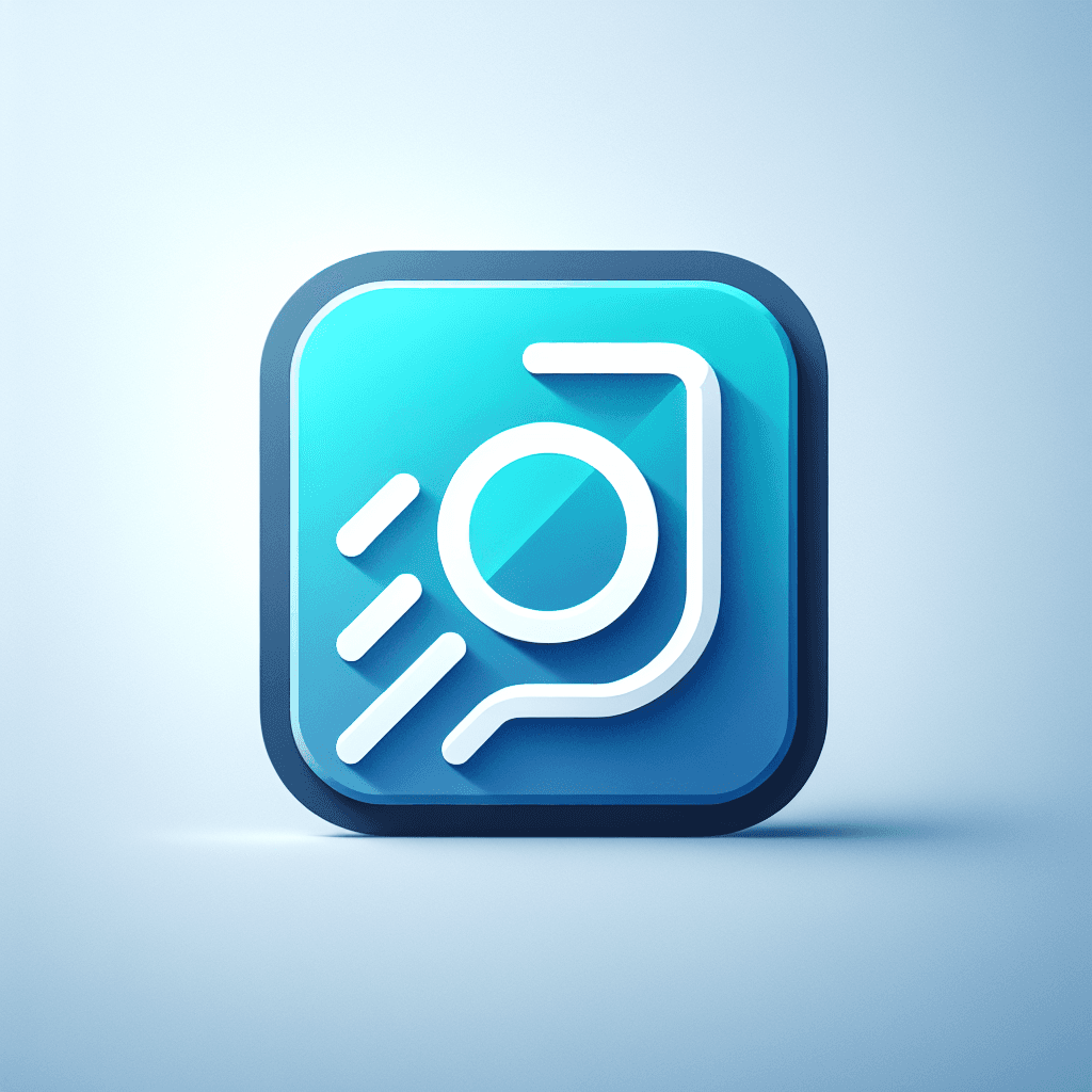 Modern "photo "uniflect"" Icon Design