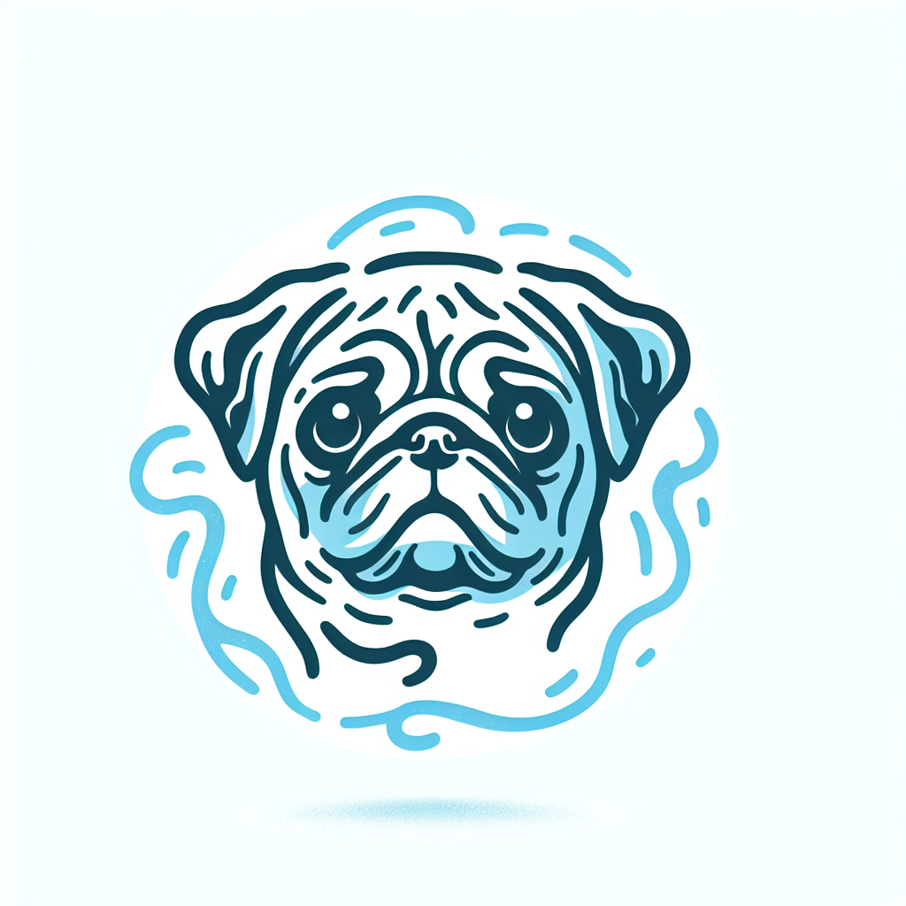 Hand Drawn "pug face" Icon Design