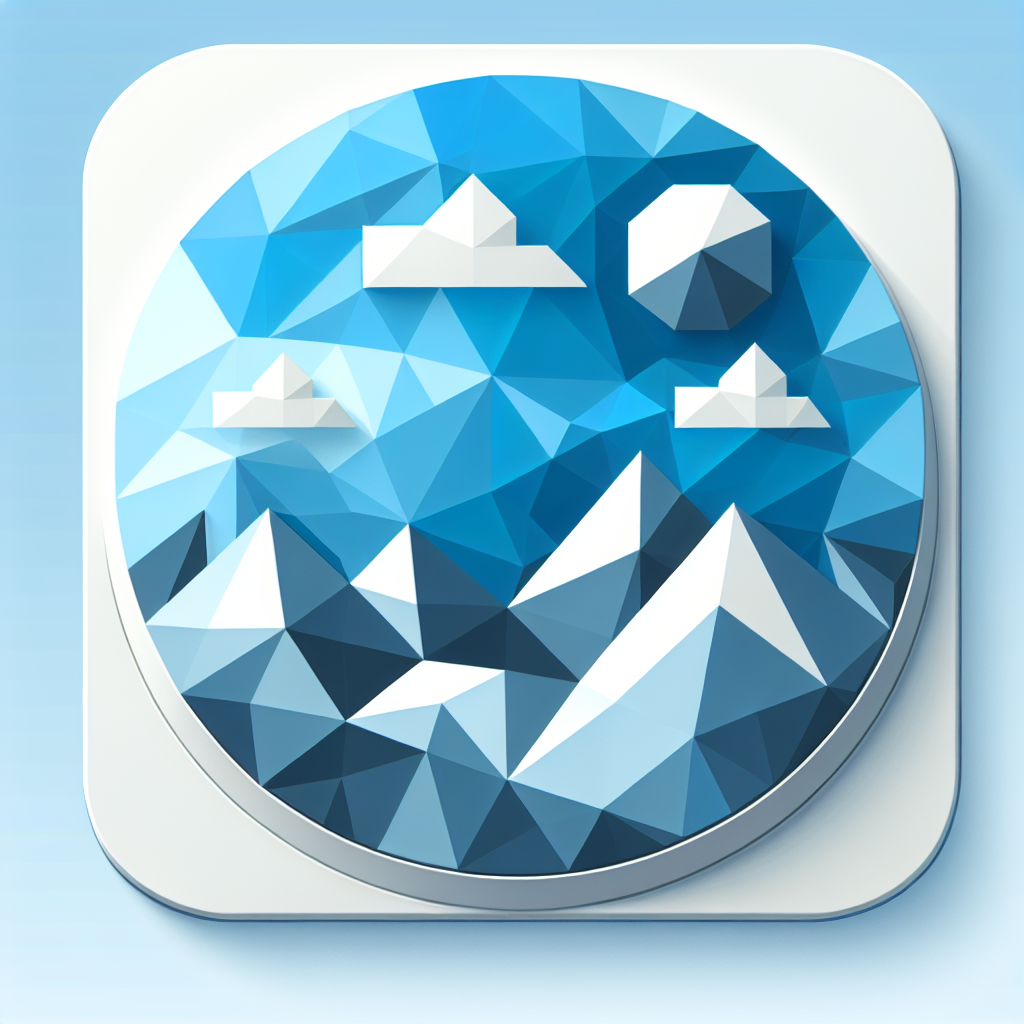 Polygonal "overview" Icon Design
