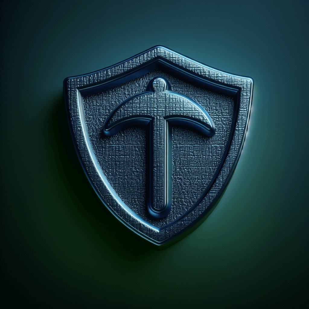 Metallic "Insurance TIS" Icon Design