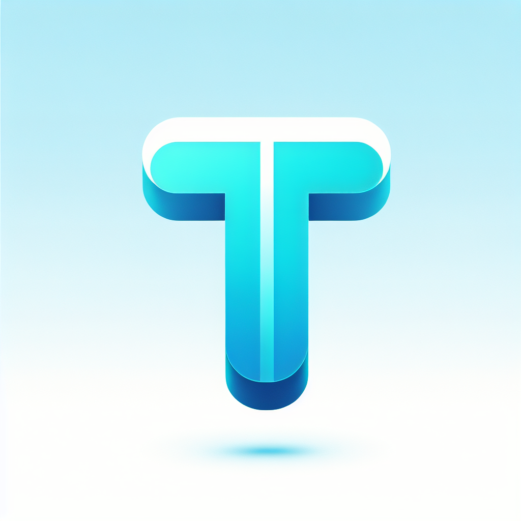 Modern "T" Icon Design