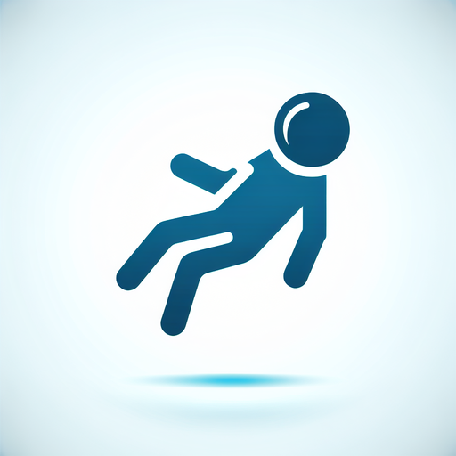 Modern "a floating astronaut" Icon Design