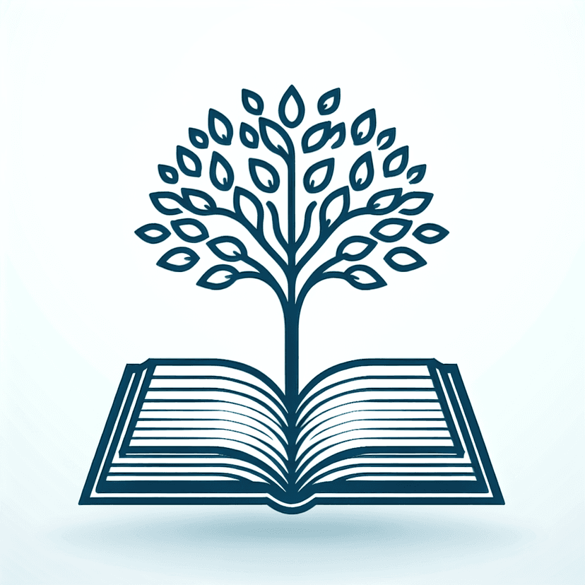 Tree Coming Out Of The Book