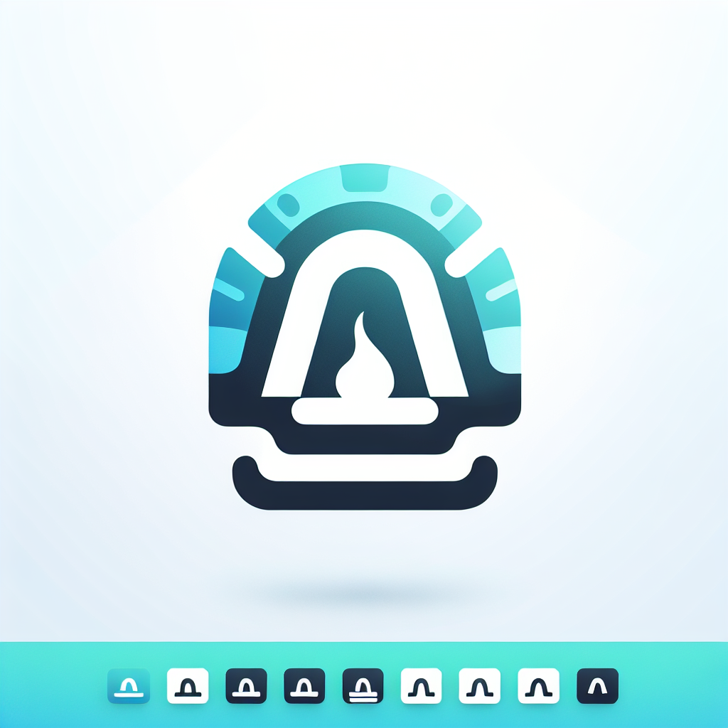 Modern "generate an icon for a new arch linux distro, with the name ArchForge: Imagine your distribution as a forge where you shape and mold the Arch foundation into something powerful and customizable." Icon Design