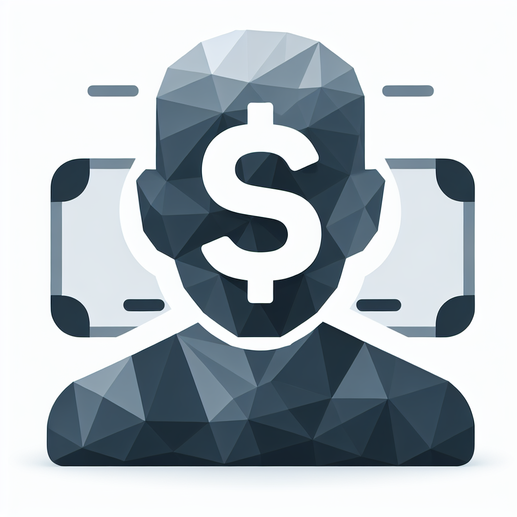 Polygonal "TRANSACTION INVESTIGATION" Icon Design