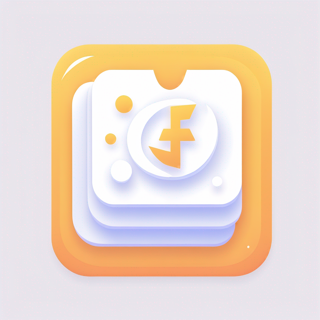 Polygonal "flashcards" Icon Design
