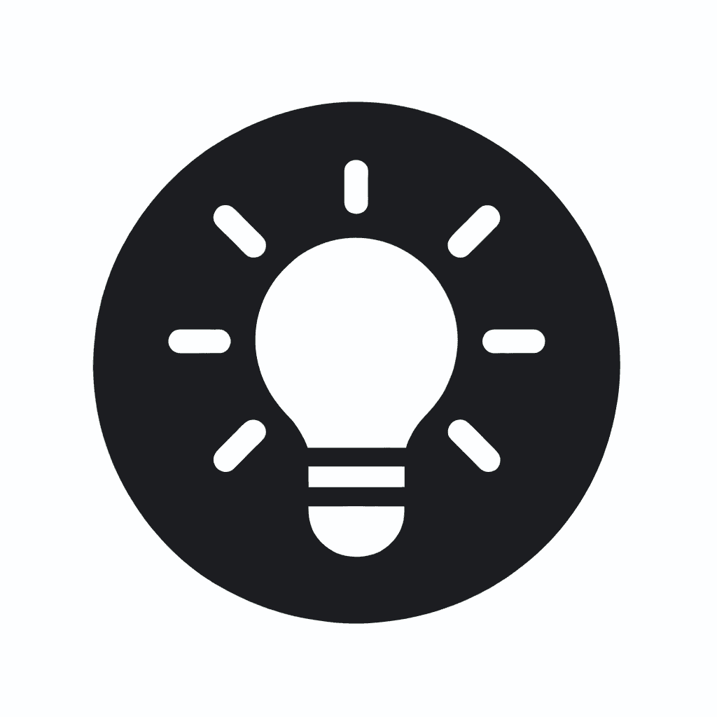 Modern "light source" Icon Design