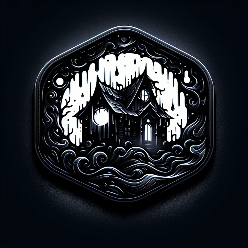 Make Me Realistic Horror Icon For Horror Game Lost In Darkness. And With Logo