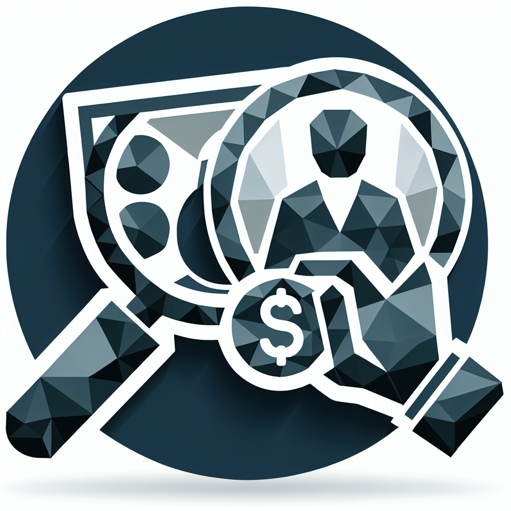 Polygonal "TRANSACTION INVESTIGATION" Icon Design