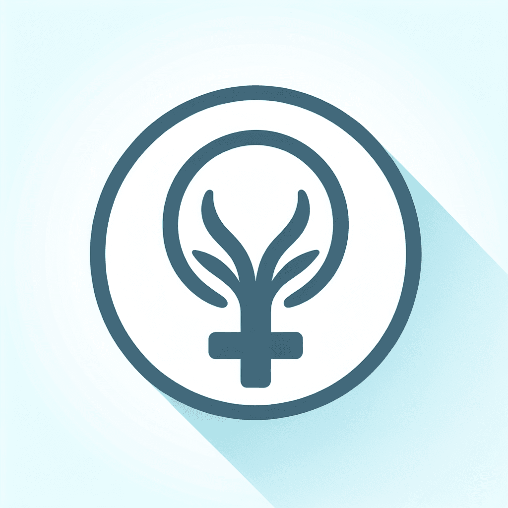 Minimalistic "Hope for ladies" Icon Design