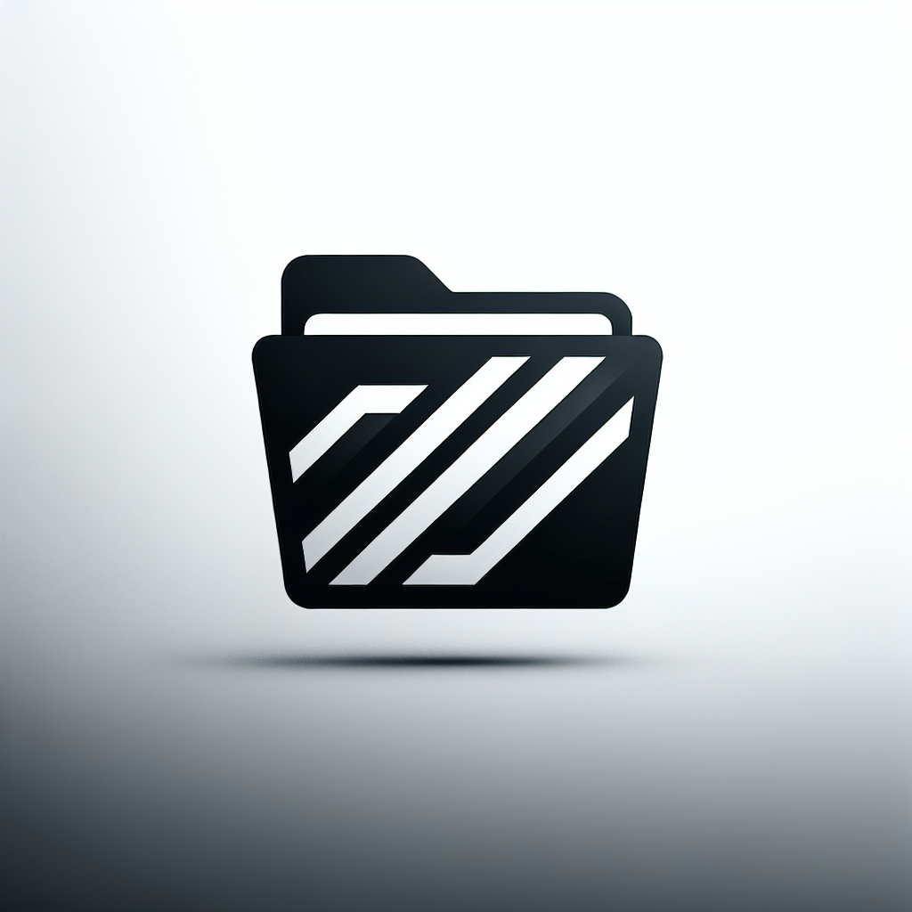 Modern "a file folder" Icon Design