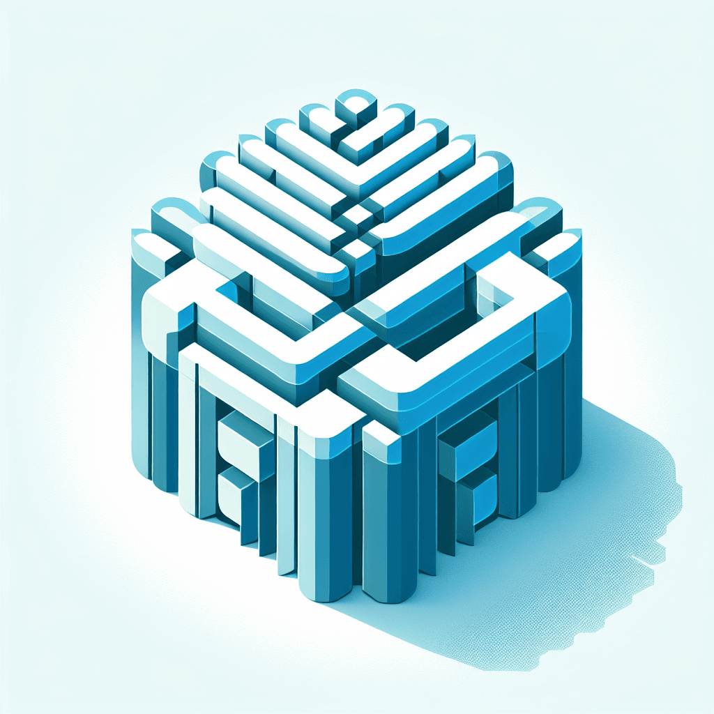 Isometric "crossed hands logo" Icon Design