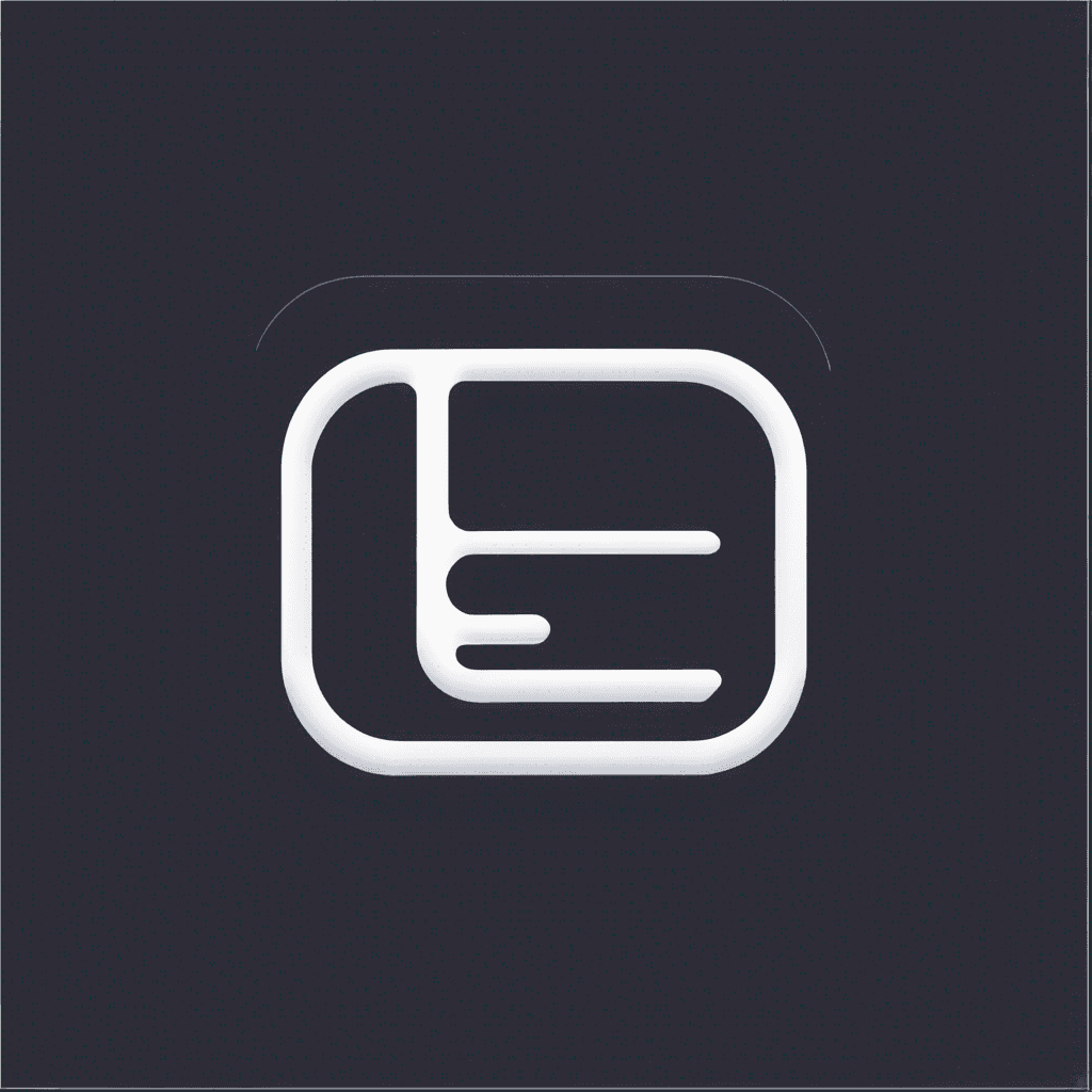 Minimalistic "Flashcard" Icon Design