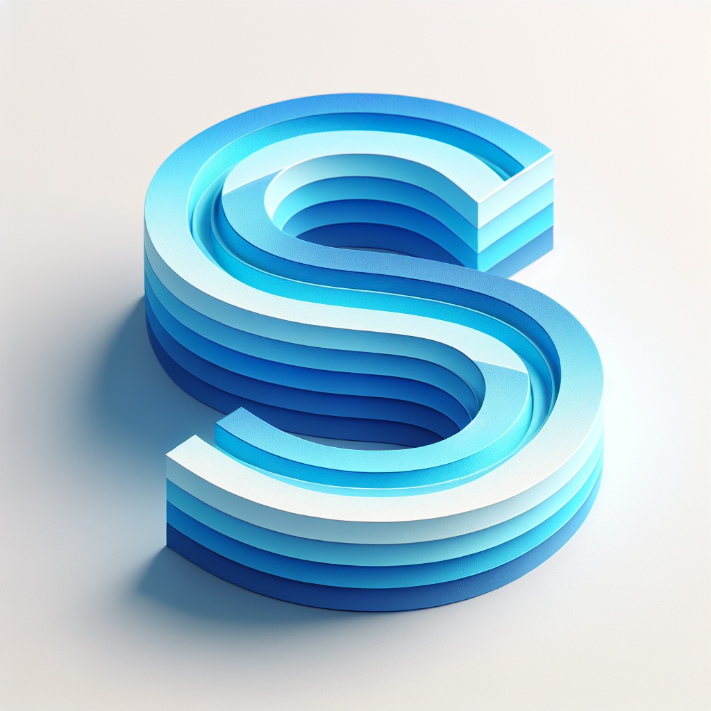 3D "SS" Icon Design