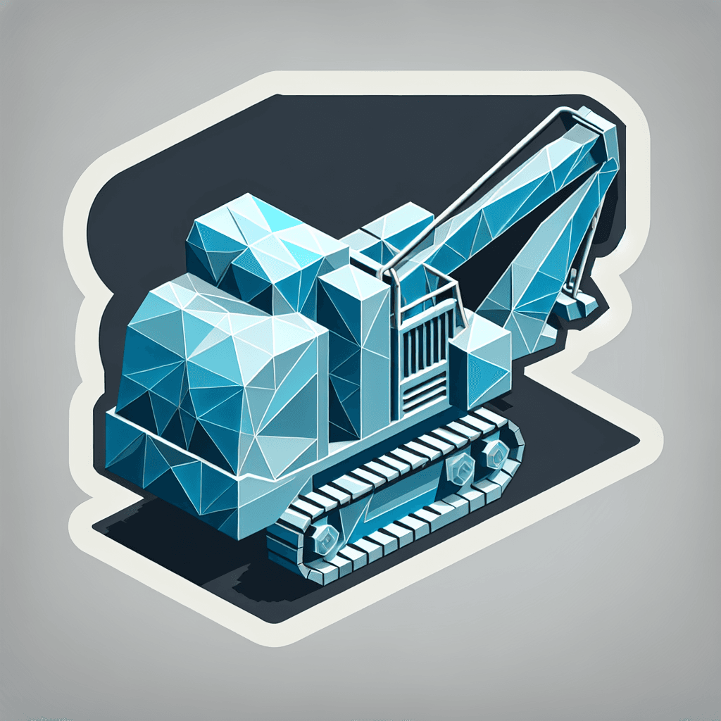 Polygonal "Machinery" Icon Design