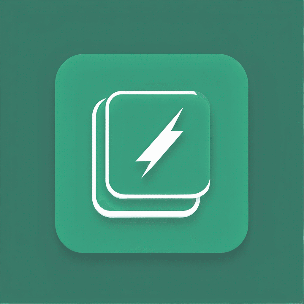 Minimalistic "flashcards" Icon Design