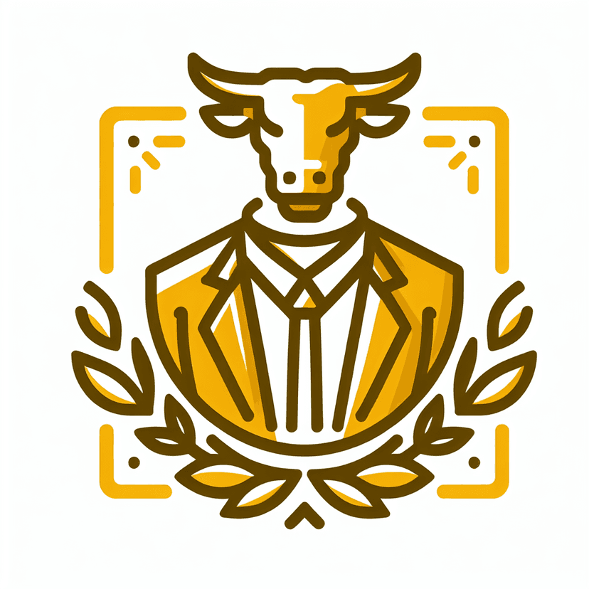 Transperent, 1:1, Golden Coat, Wreath And Bull