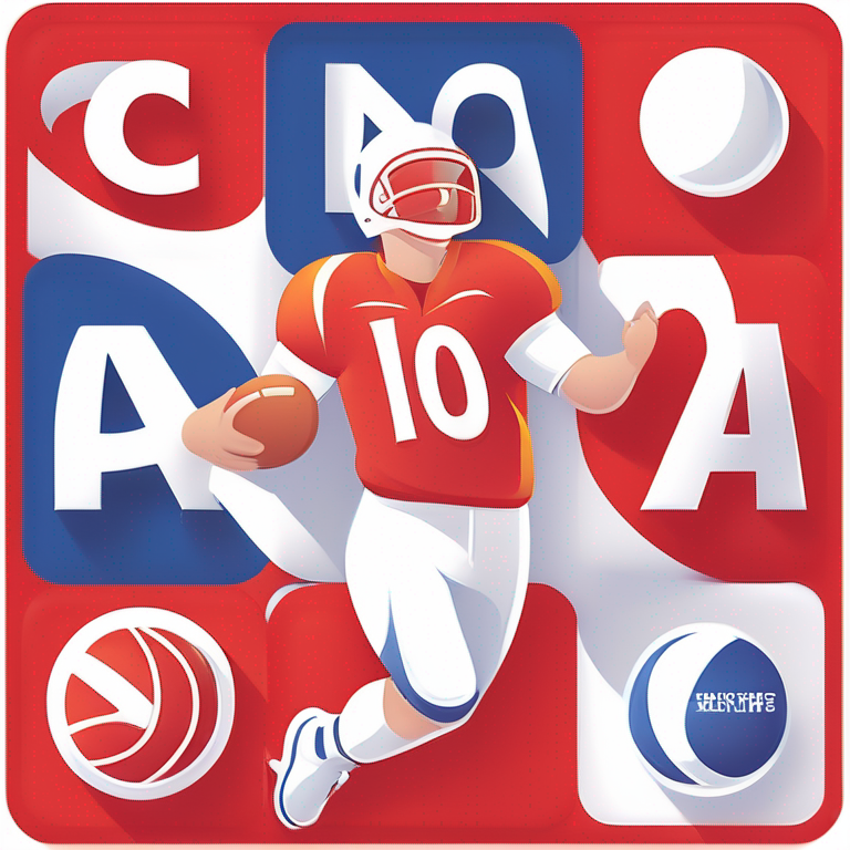 Modern "a passion in sports" Icon Design